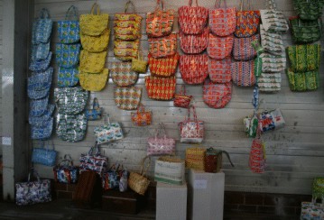 bags from maroc made from packaging materials