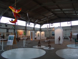 look into the exhibition hall